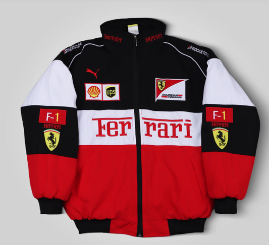 Red & White Racing Jacket