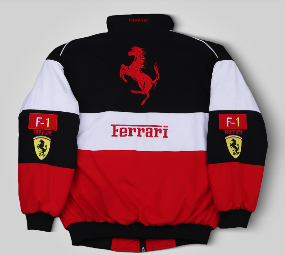 Red & White Racing Jacket