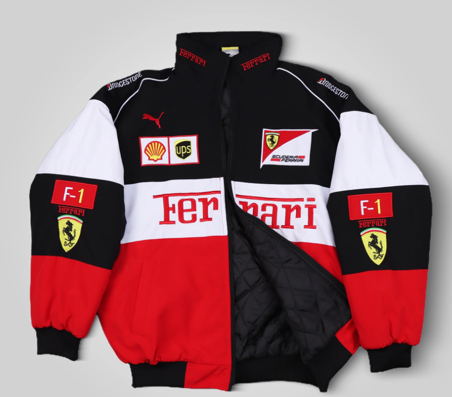 Red & White Racing Jacket