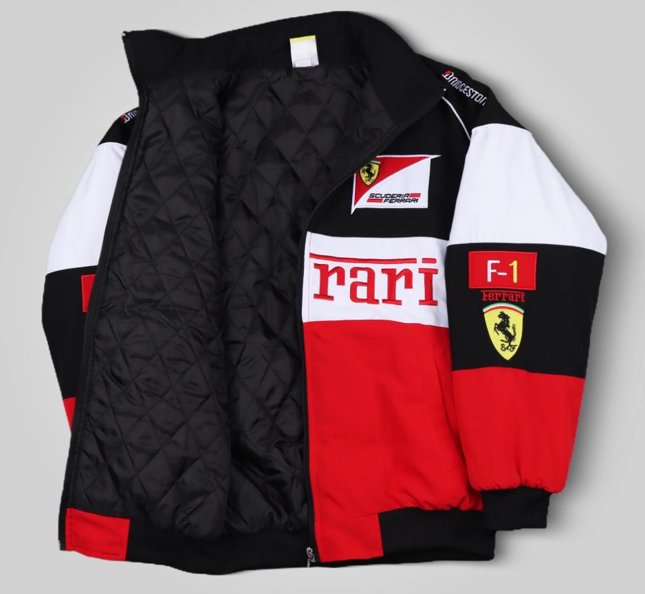 Red & White Racing Jacket